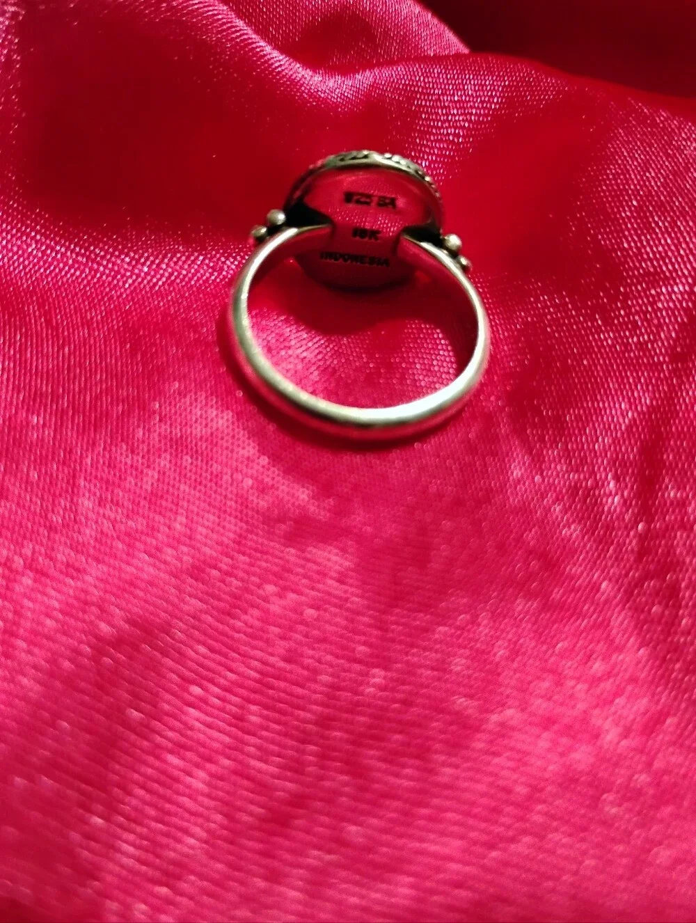 925/18k Indonesian Ring